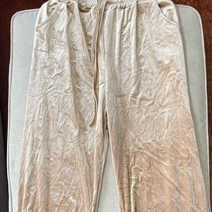 Women’s Tan XZPS Velour Pants - 4XL - Very Comfortable